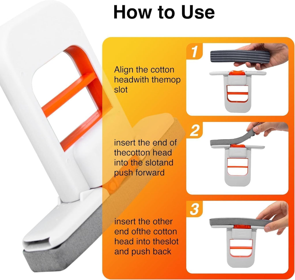 Skrubsy Self-Squeeze Sponge Mop