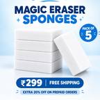 Skrubsy Magic Eraser Sponge Pack of 5 | Cleaning Pads